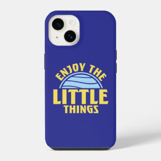 Enjoy The Little Things Gratitude Positivity Quote iPhone 14ケース