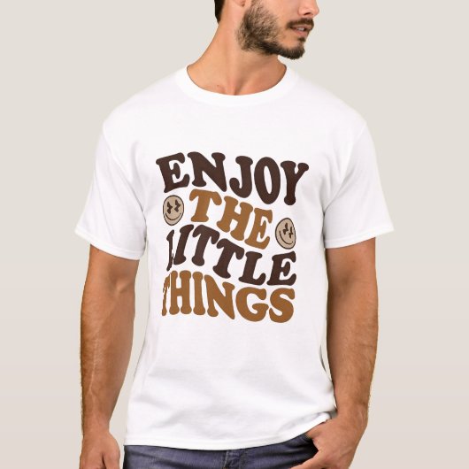 enjoy the little things  tシャツ (正面)