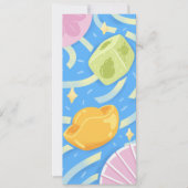 Enjoy The Lucky Game - Funky Cute Style 招待状 (正面)