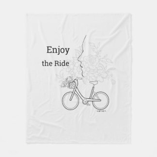 Enjoy the Ride: ミニマリストDAILYMIENブランケット フリースブランケット