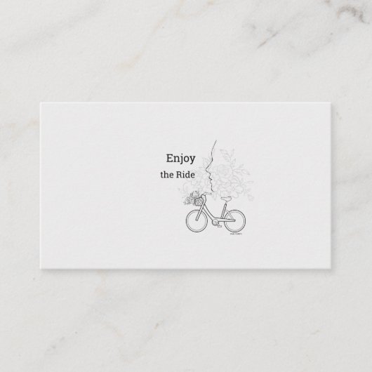  Enjoy the Ride: Minimalist DAILYMIEN BusinessCard 名刺 (正面)