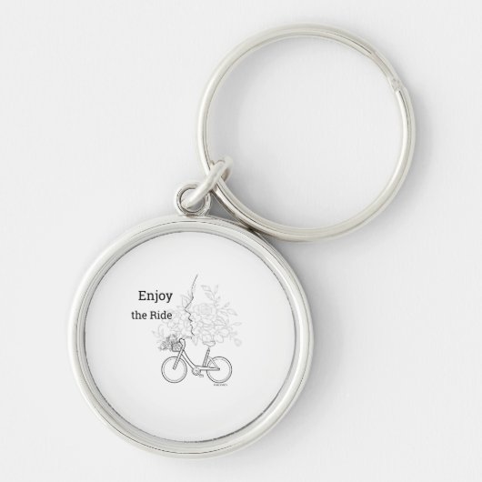  Enjoy the Ride: Minimalist DAILYMIEN  Keychain キーホルダー (正面)