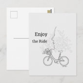  Enjoy the Ride: Minimalist DAILYMIEN Postcard  ポストカード (正面/裏面)
