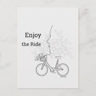  Enjoy the Ride: Minimalist DAILYMIEN Postcard  ポストカード
