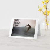 ENJOY YOUR BIRTHDAY SON カード (黄色い花)