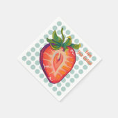 Enjoy your cocktail, Strawberry  スタンダードカクテルナプキン (角)