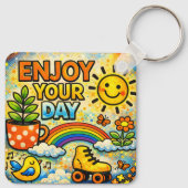 Enjoy Your Day Keychain キーホルダー (裏面)