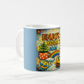 Enjoy Your Day Mug コーヒーマグカップ (正面左)