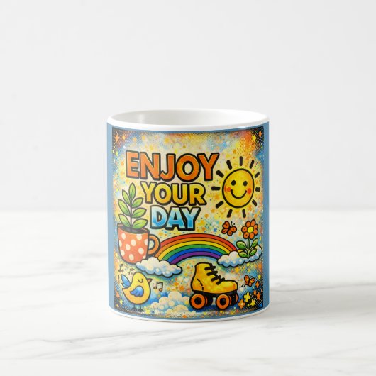 Enjoy Your Day Mug コーヒーマグカップ (中央)