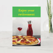 Enjoy your retirement. カード (正面)