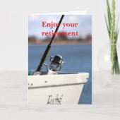 Enjoy your retirement. カード (正面)