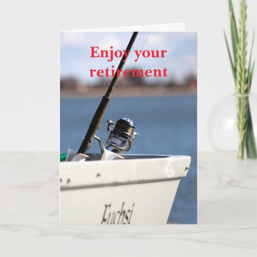 Enjoy your retirement. カード (正面)