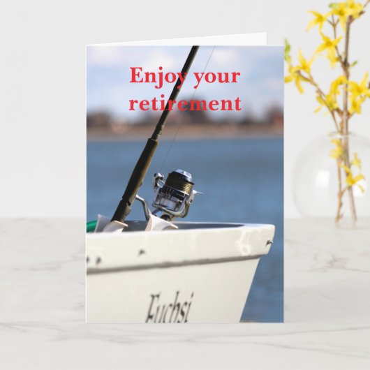 Enjoy your retirement. カード (黄色い花)