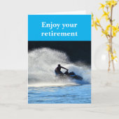 Enjoy your retirement. カード (黄色い花)