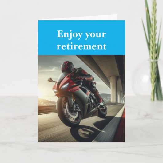 Enjoy your retirement. カード (正面)