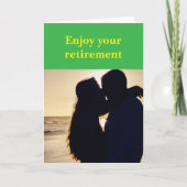Enjoy your retirement. カード (正面)