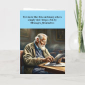 Enjoy your retirement. カード (裏面)