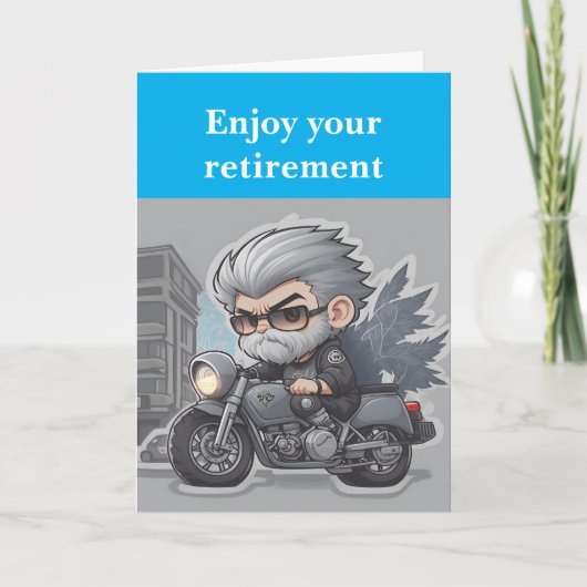 Enjoy your retirement. カード (正面)