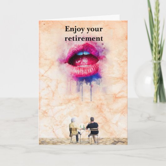Enjoy your retirement. カード (正面)