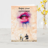 Enjoy your retirement. カード (黄色い花)