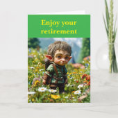 Enjoy your retirement. カード (正面)
