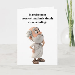 Enjoy your retirement. カード