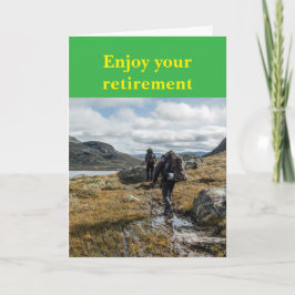 Enjoy your retirement. カード