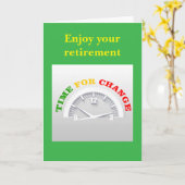 Enjoy your retirement. カード (黄色い花)