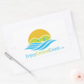 EnjoyCentralCoast.comシール 長方形シール (封筒)