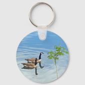 Enjoying a Swim Keychain キーホルダー (正面)