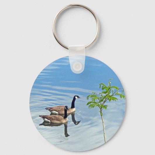 Enjoying a Swim Keychain キーホルダー (正面)