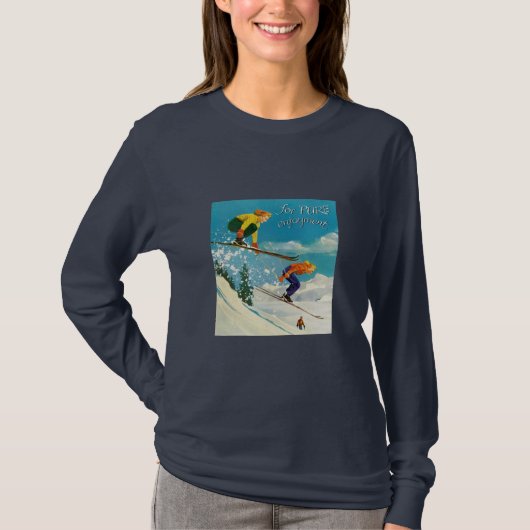 Enjoying ski tシャツ (正面)