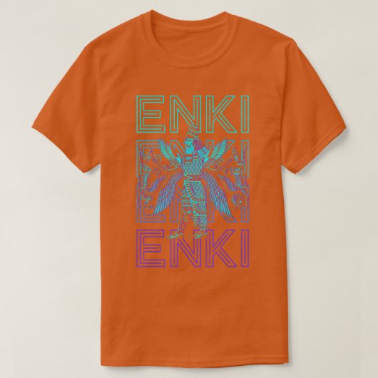 Enki Ancient God Sumerian Mythology Ancient Deity  Tシャツ (デザイン正面)
