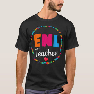 ENL先生分隊English新言語分隊クルー Tシャツ