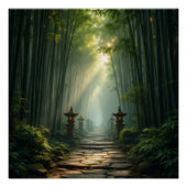 Enlightened Path: The Bamboo Forest Sanctuary ポスター (正面)