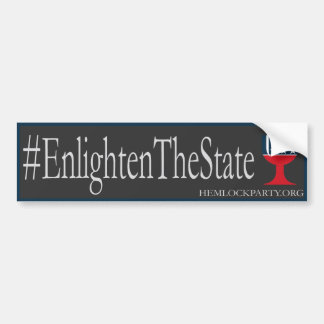 #EnlightenTheState -暗闇 バンパーステッカー