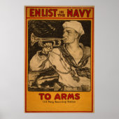 Enlist in the Navy ポスター (正面)
