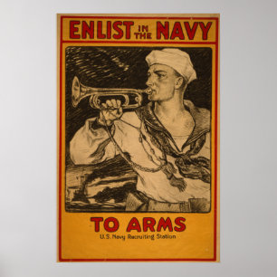 Enlist in the Navy ポスター