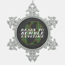 Enneagramのタイプ8おもしろいな雪片のオーナメント