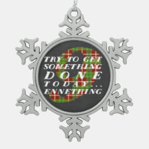 Enneagramのタイプ9おもしろいな雪片のオーナメント