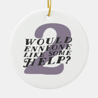 Enneagram 2のクリスマスのオーナメント セラミックオーナメント