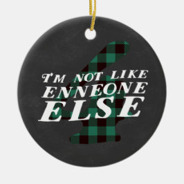 Enneagram 4のクリスマスのテーマのオーナメント セラミックオーナメント