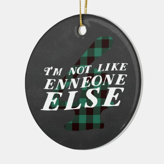 Enneagram 4のクリスマスのテーマのオーナメント セラミックオーナメント (左)