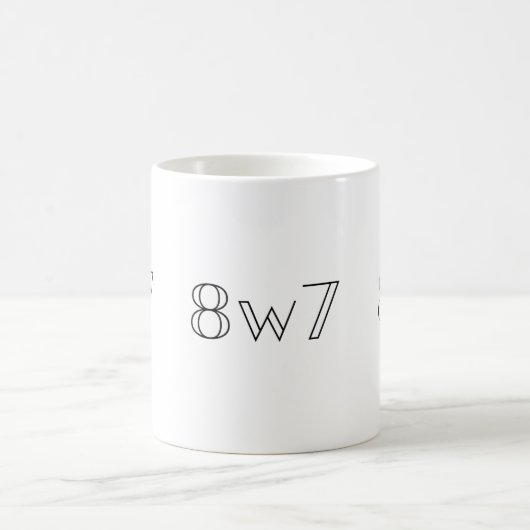 Enneagram 8w7 Mug コーヒーマグカップ (中央)