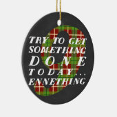 Enneagram 9のクリスマスのテーマのオーナメント セラミックオーナメント (右)