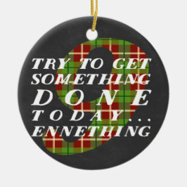 Enneagram 9のクリスマスのテーマのオーナメント セラミックオーナメント