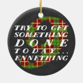 Enneagram 9のクリスマスのテーマのオーナメント セラミックオーナメント (裏面)