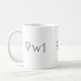 Enneagram 9w1 Mug コーヒーマグカップ