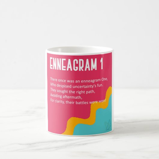 Enneagram Limerickコレクション – タイプ1コーヒーマグ コーヒーマグカップ (中央)