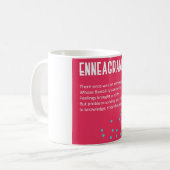 Enneagram Limerickコレクション – タイプ5コーヒーマグ コーヒーマグカップ (正面左)